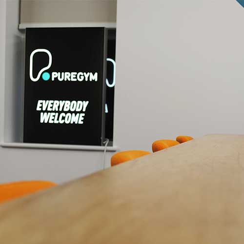 pure gym branding