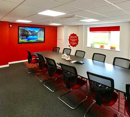 tangerine meeting room