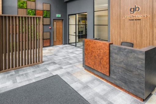 Building Interiors Green Brown