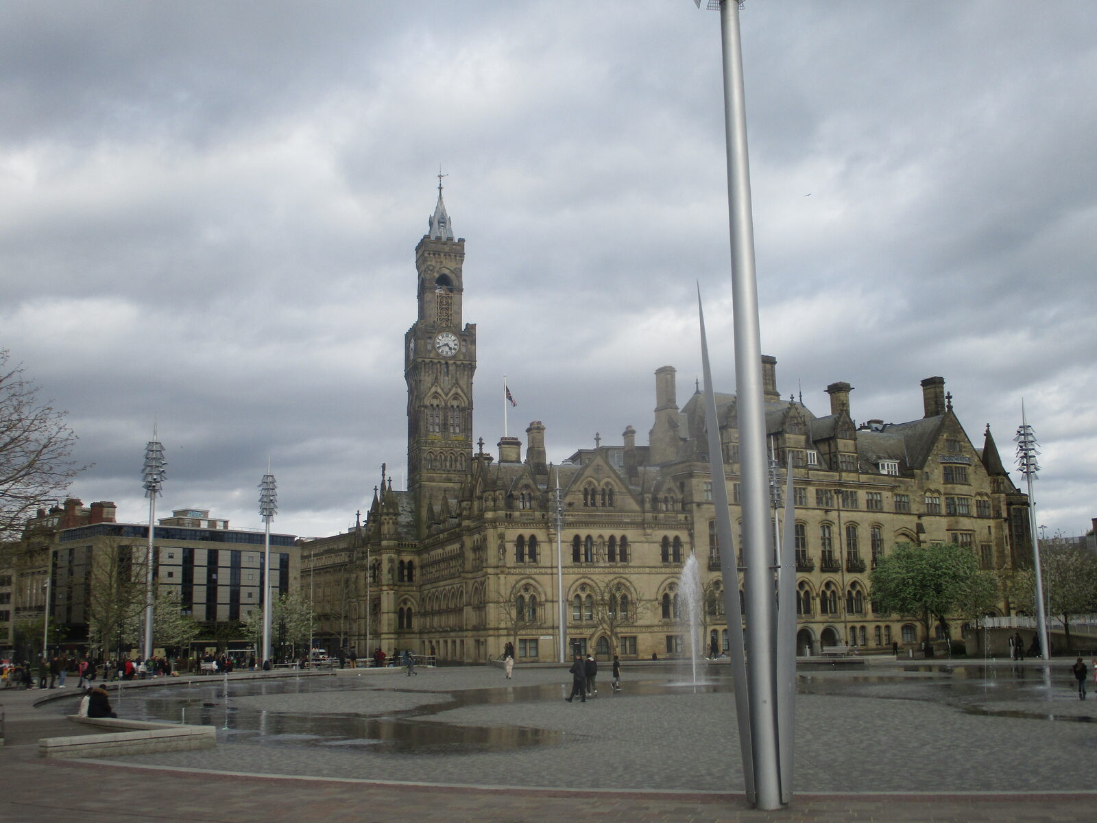 Bradford City Hall and City Park