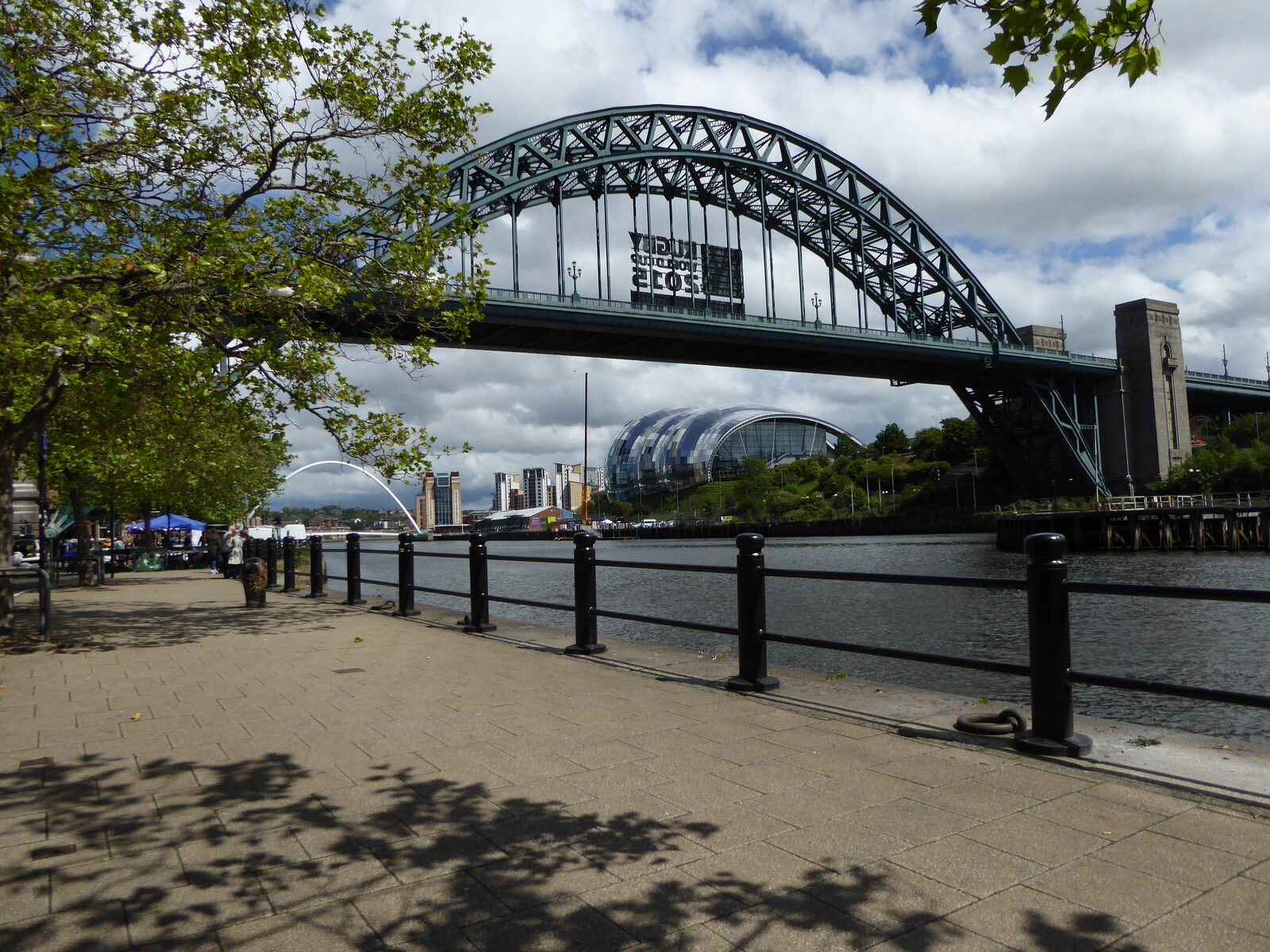 The Tyne Bridge and Sage Gateshead